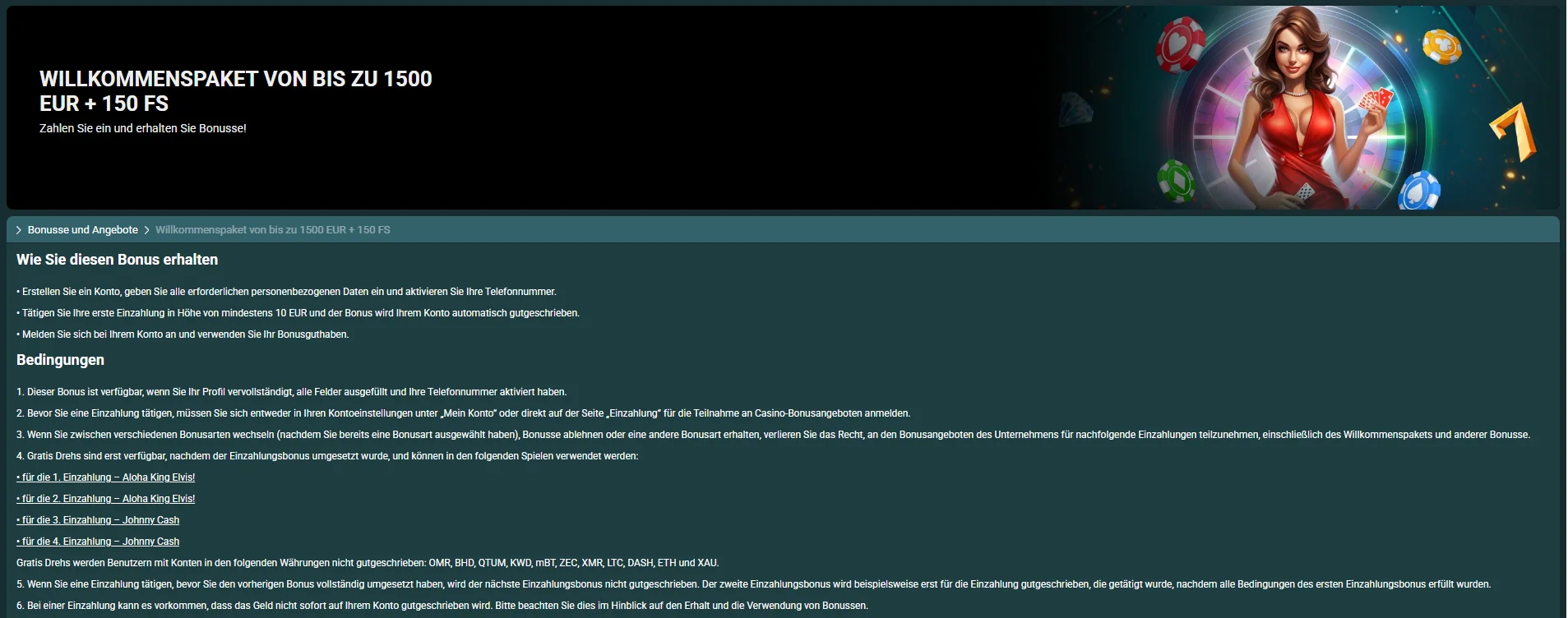 Neue Online Casino Boni