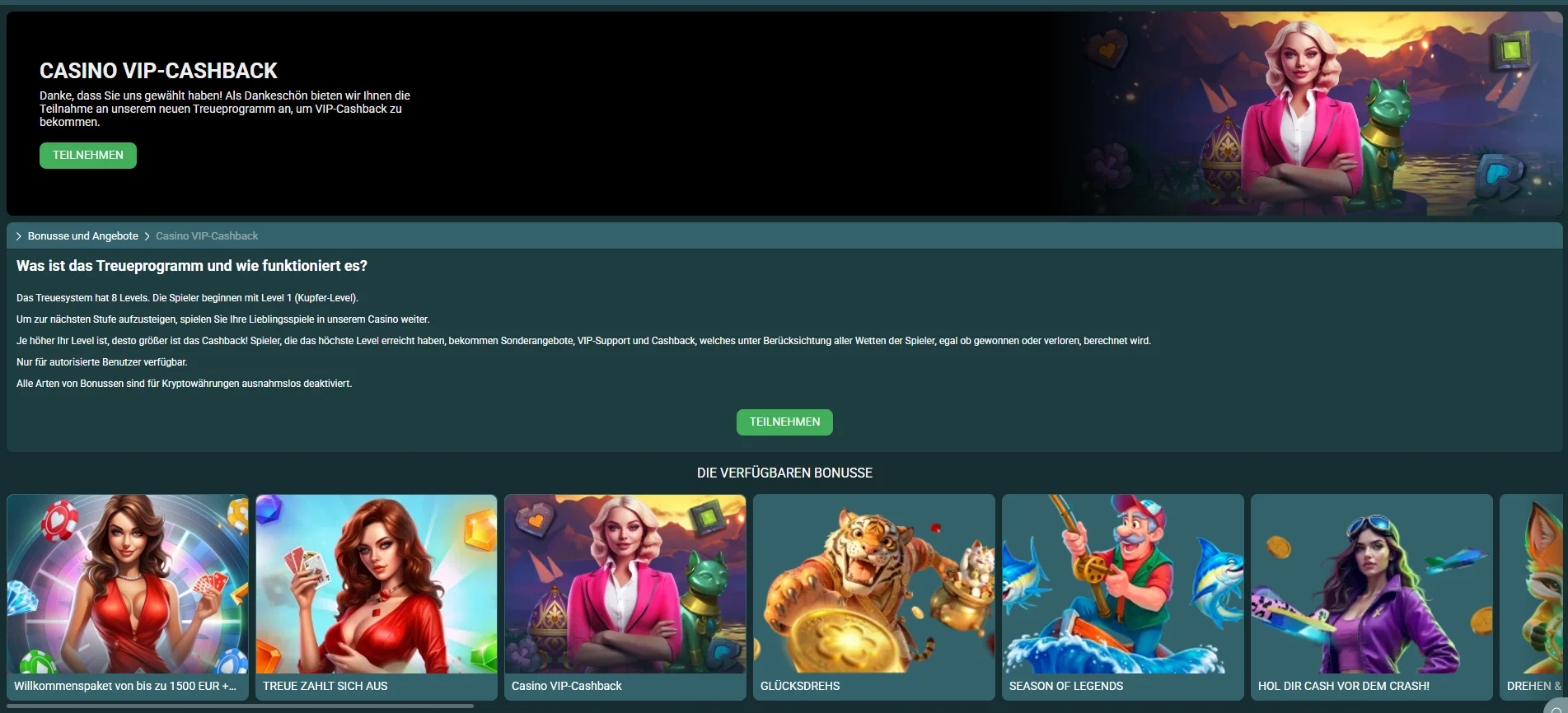 Casino Bonus Vergleich mit Freispielen und Cashback